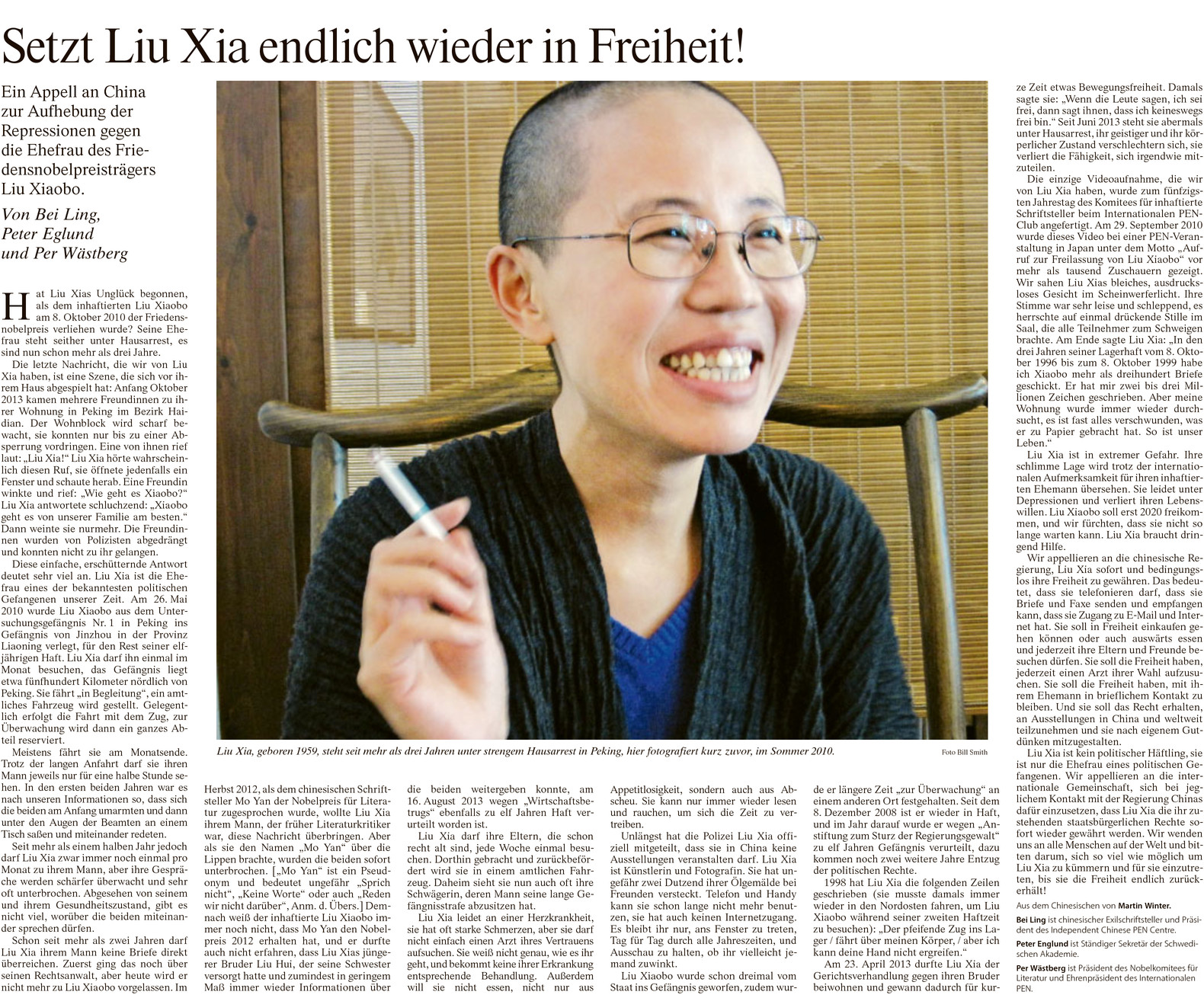 Liu Xia Article