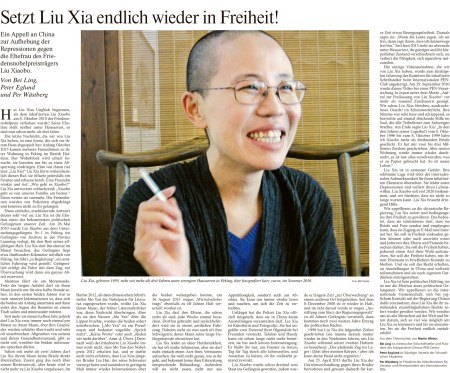 Liu Xia Article
