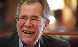 Alexander van der Bellen - first speech as president-elect of Austria Photo: Michaela Brucklberger