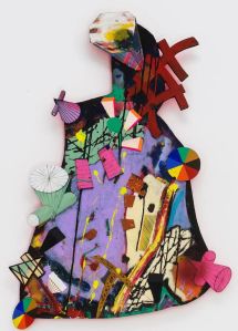 Michael Downs,SMALL CHINESE LANDSCAPE,Mixed media on canvas and wood,2018,91×66cm